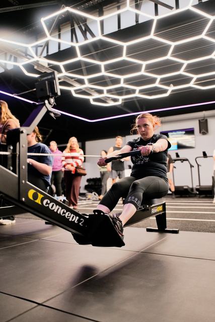 Mid-drive on the RowErg